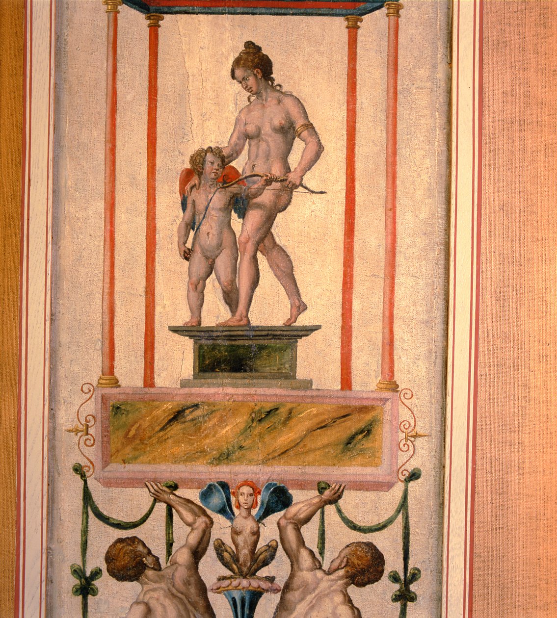 Panneau arabesque, qui pourrait provenir du Palais de Nonsuch, 16ème siècle - Toto