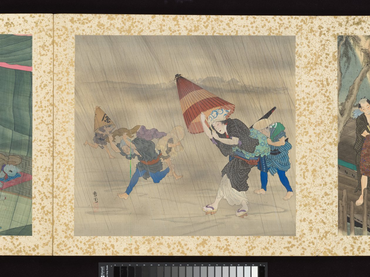 Artisans, beautés et événements annuels - Toyohara Kunichika