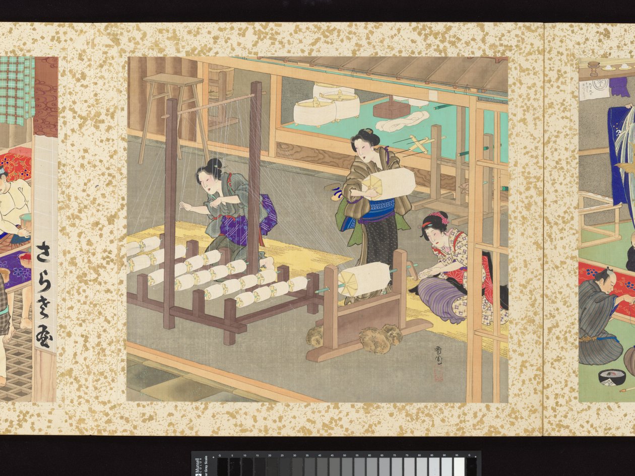 Artisans, beautés et événements annuels - Toyohara Kunichika