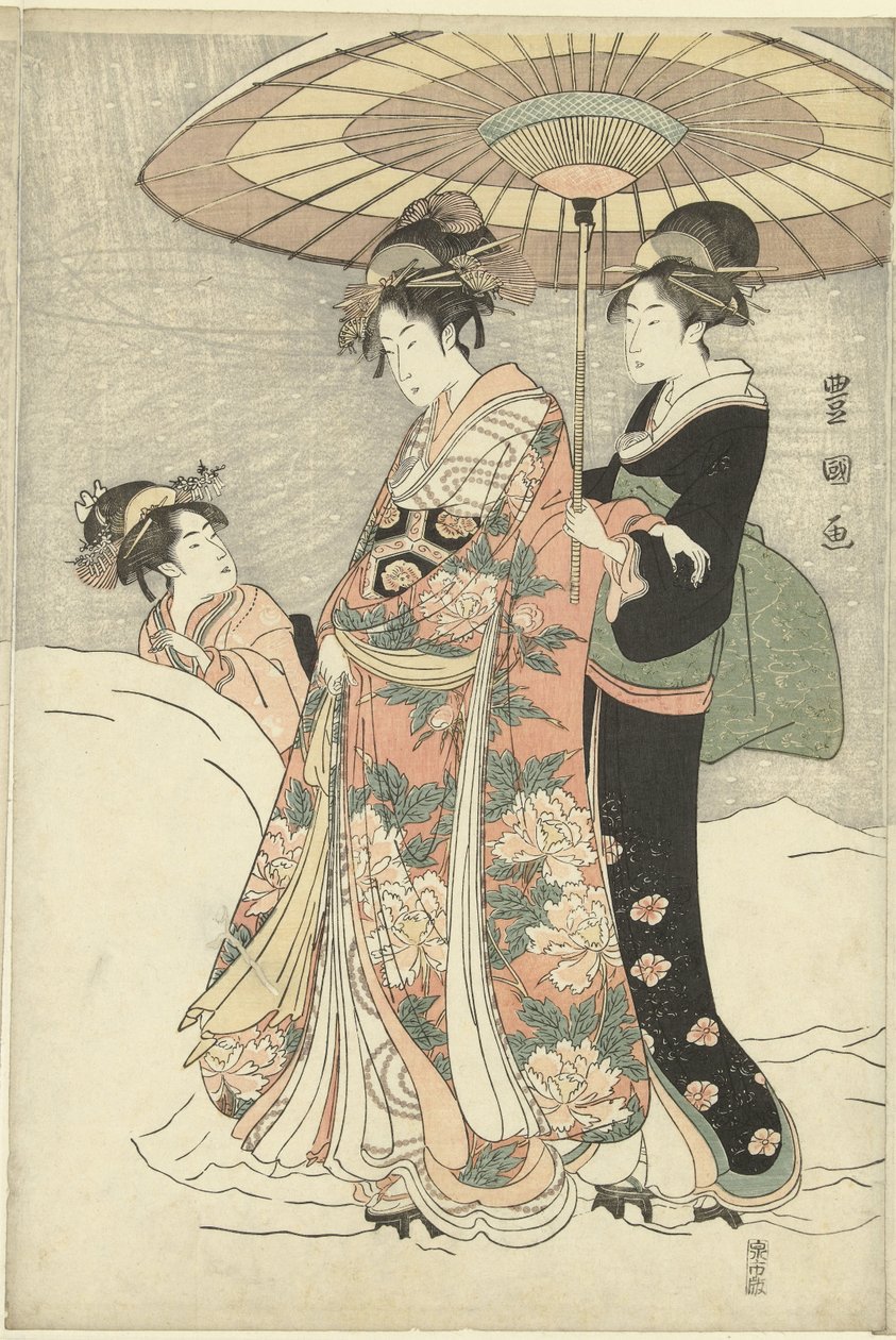 Boule de neige - Toyokuni (II) , Utagawa