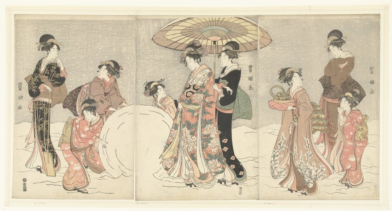 Boule de neige - Toyokuni (II) , Utagawa