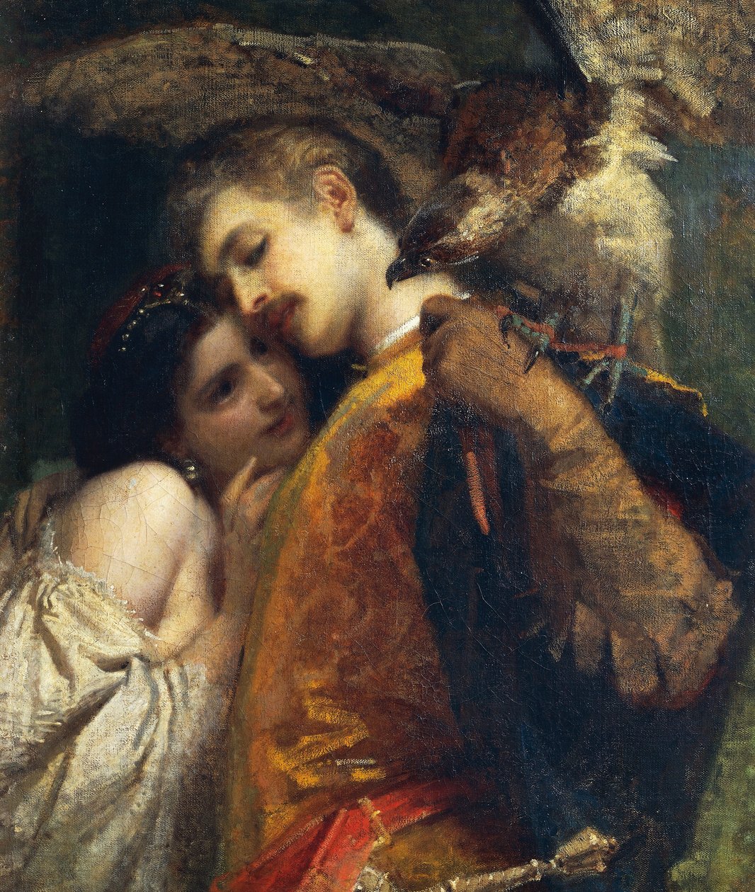 Le Fauconnier, par Tranquillo Cremona - Tranquillo Cremona