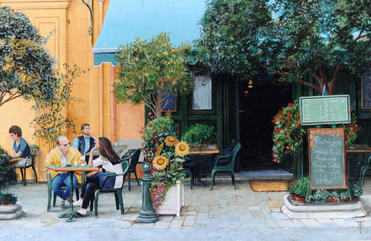 Café, Aix-En-Provence, 1999 - Trevor Neal