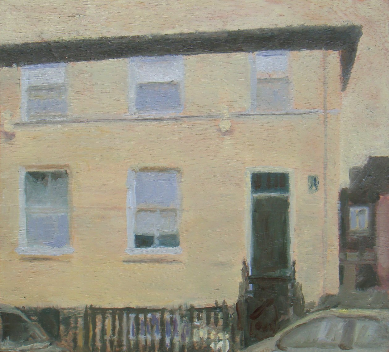 A place to live 1, 2010 (huile sur contreplaqué) - Trevor Burgess