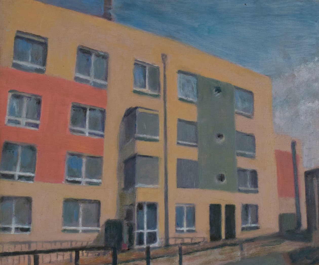 Un endroit pour vivre 30, 2012 (huile sur contreplaqué) - Trevor Burgess