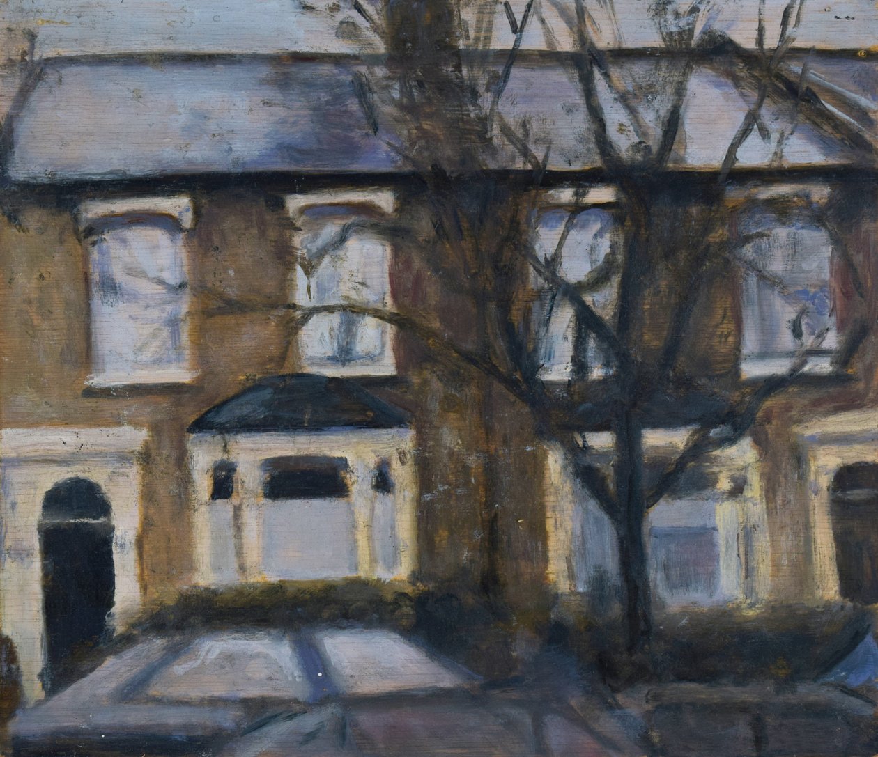 Un endroit pour vivre 31, 2012 (huile sur contreplaqué) - Trevor Burgess