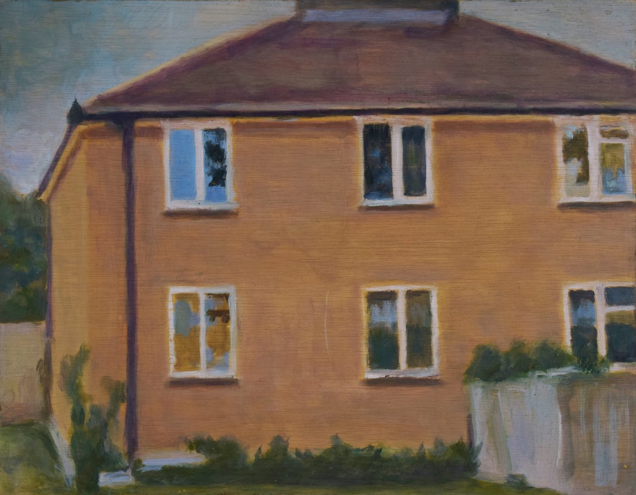 Un endroit pour vivre 37, 2012 (huile sur contreplaqué) - Trevor Burgess