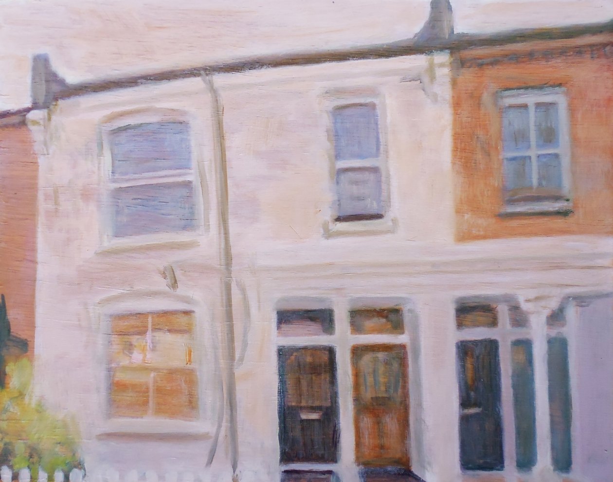 Un endroit pour vivre 55, 2013 (huile sur contreplaqué) - Trevor Burgess