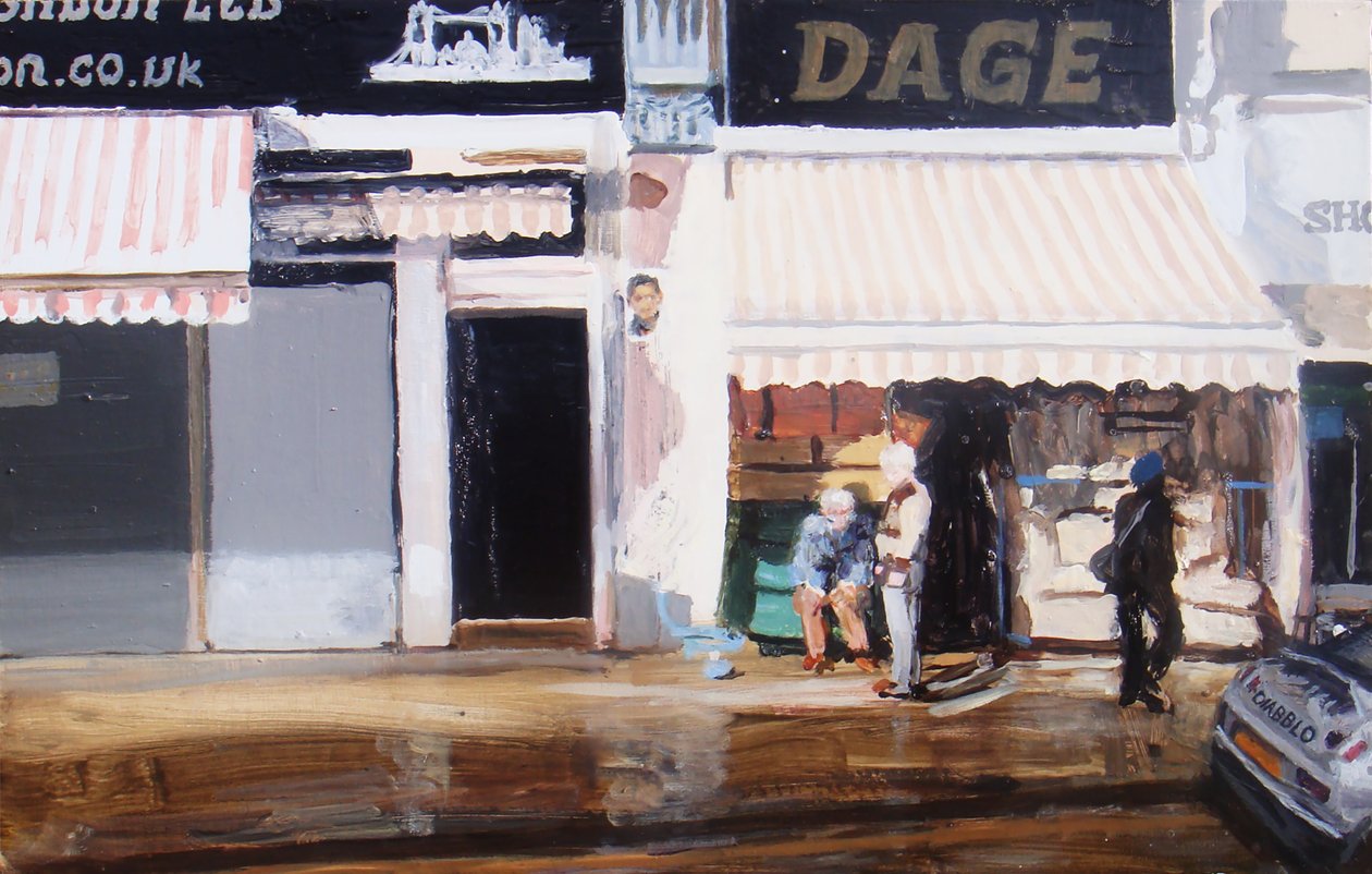 Action pour les personnes âgées, 2010 (huile sur carton) - Trevor Burgess