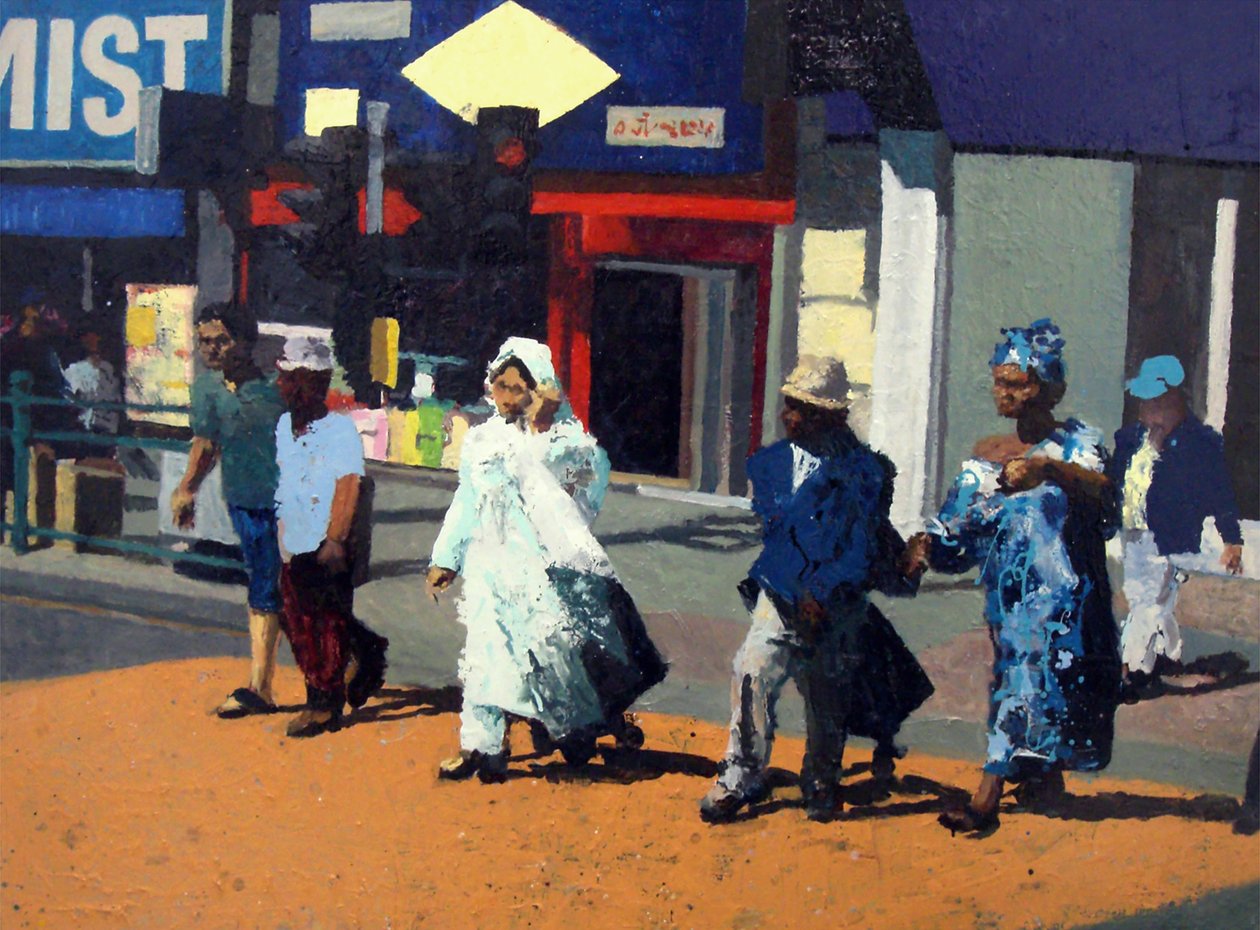A partir de maintenant, 2006 (huile sur toile) - Trevor Burgess