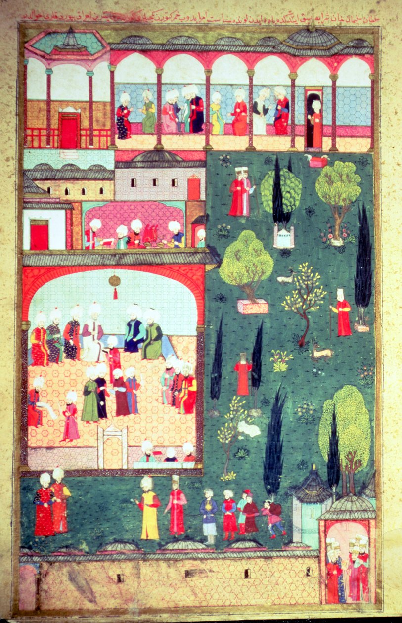 Conseil des ministres au palais de Topkapi, du 
