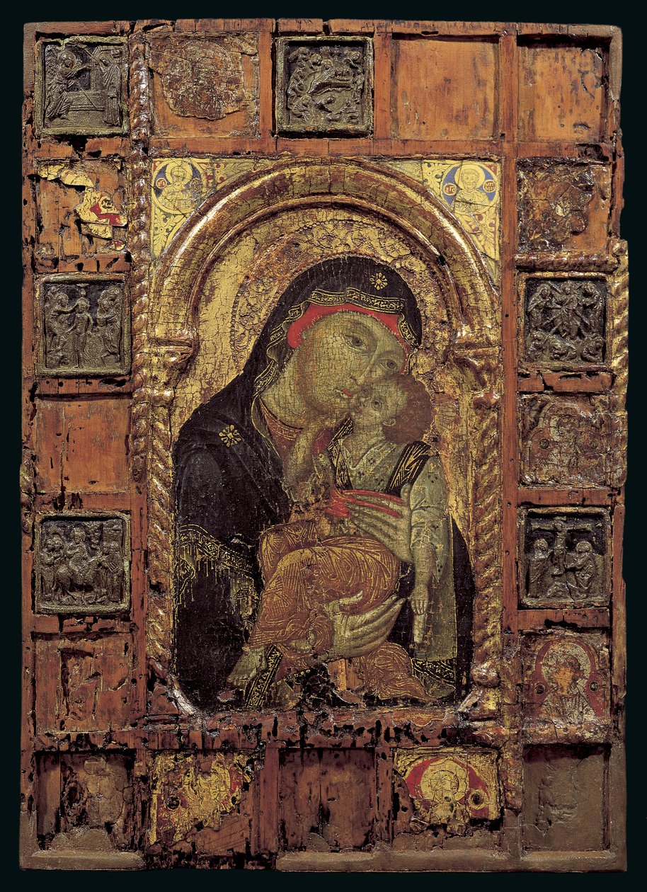 Icône de la Vierge de Tendresse - Turkish School