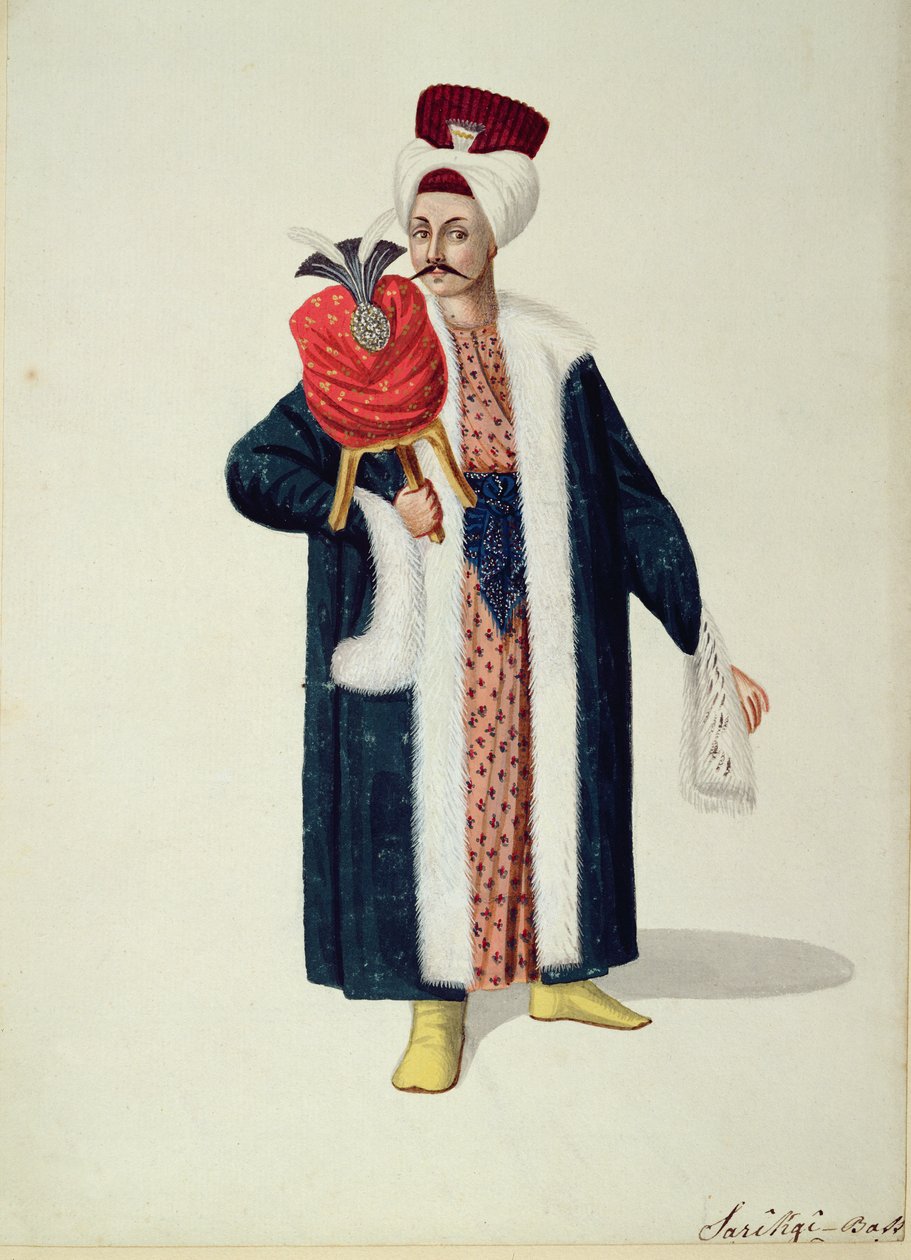 Sarik Basa, maître du turban, période ottomane, troisième quart du 18ème siècle - Turkish School