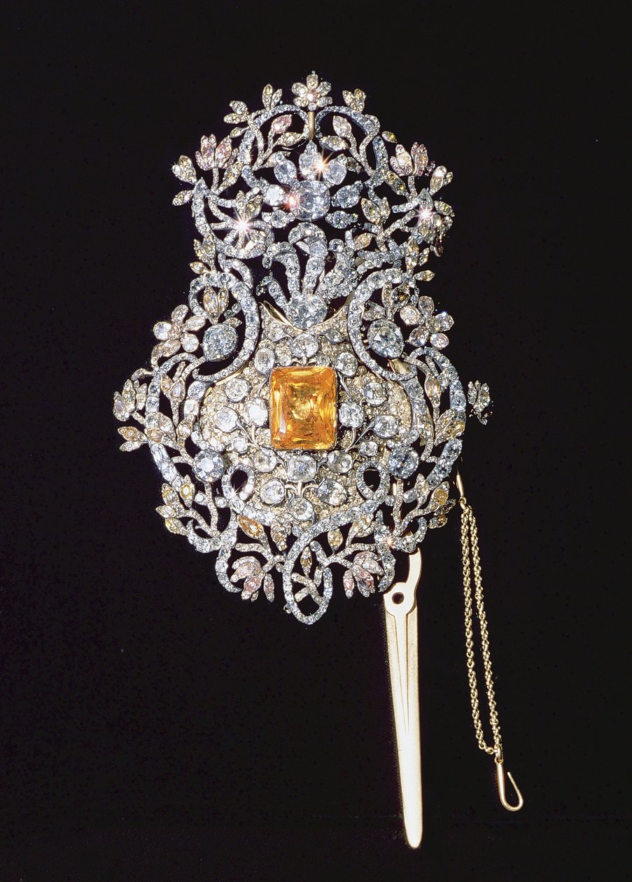 Reshma turc (bandeau), serti de pierres précieuses, 18ème siècle - Turkish School
