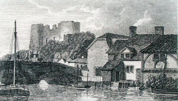 Vue de Tunbridge, gravée par Murray, du carnet de croquis de Michael Faraday - Turner (after)