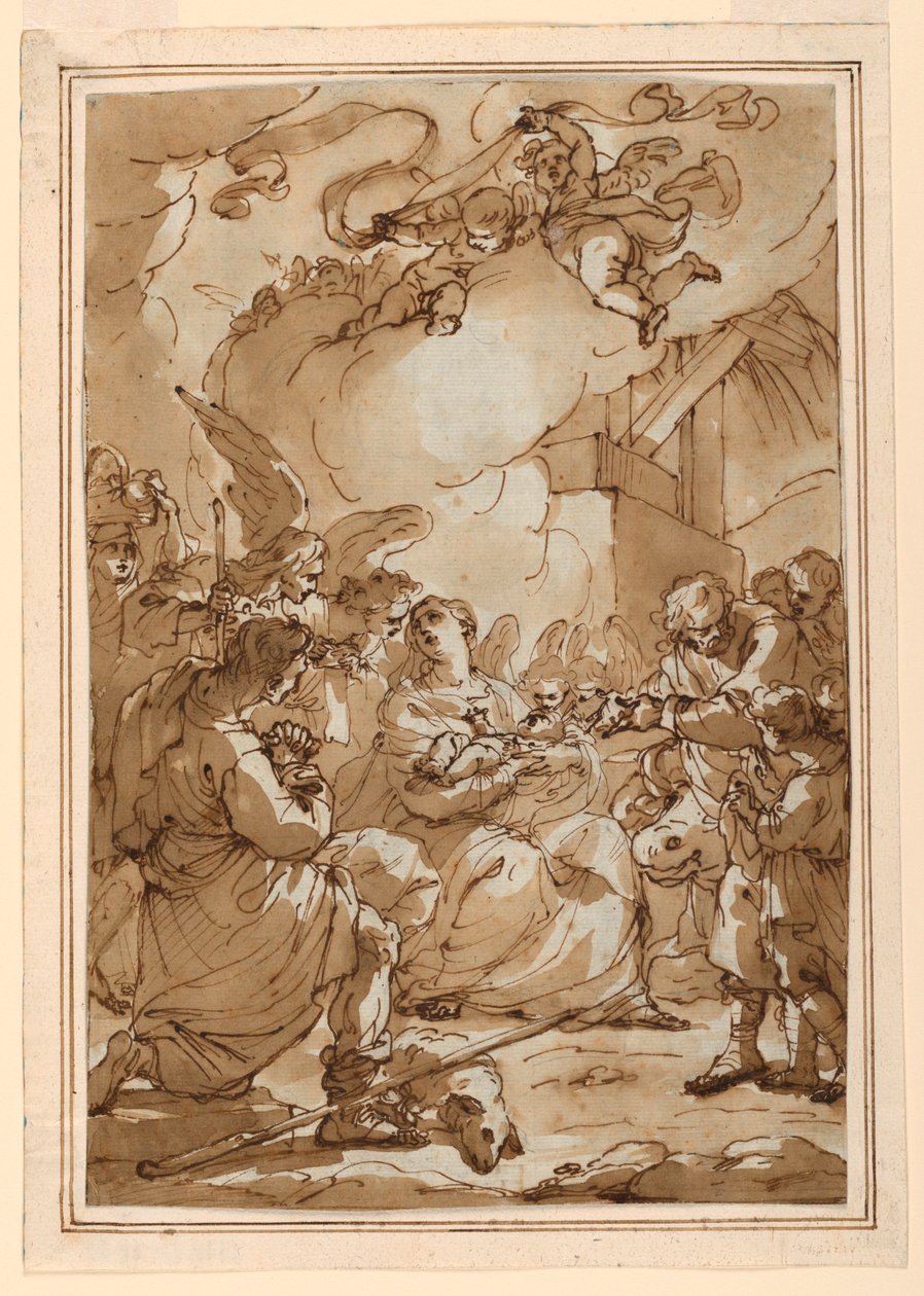 Adoration des bergers - Ubaldo Gandolfi