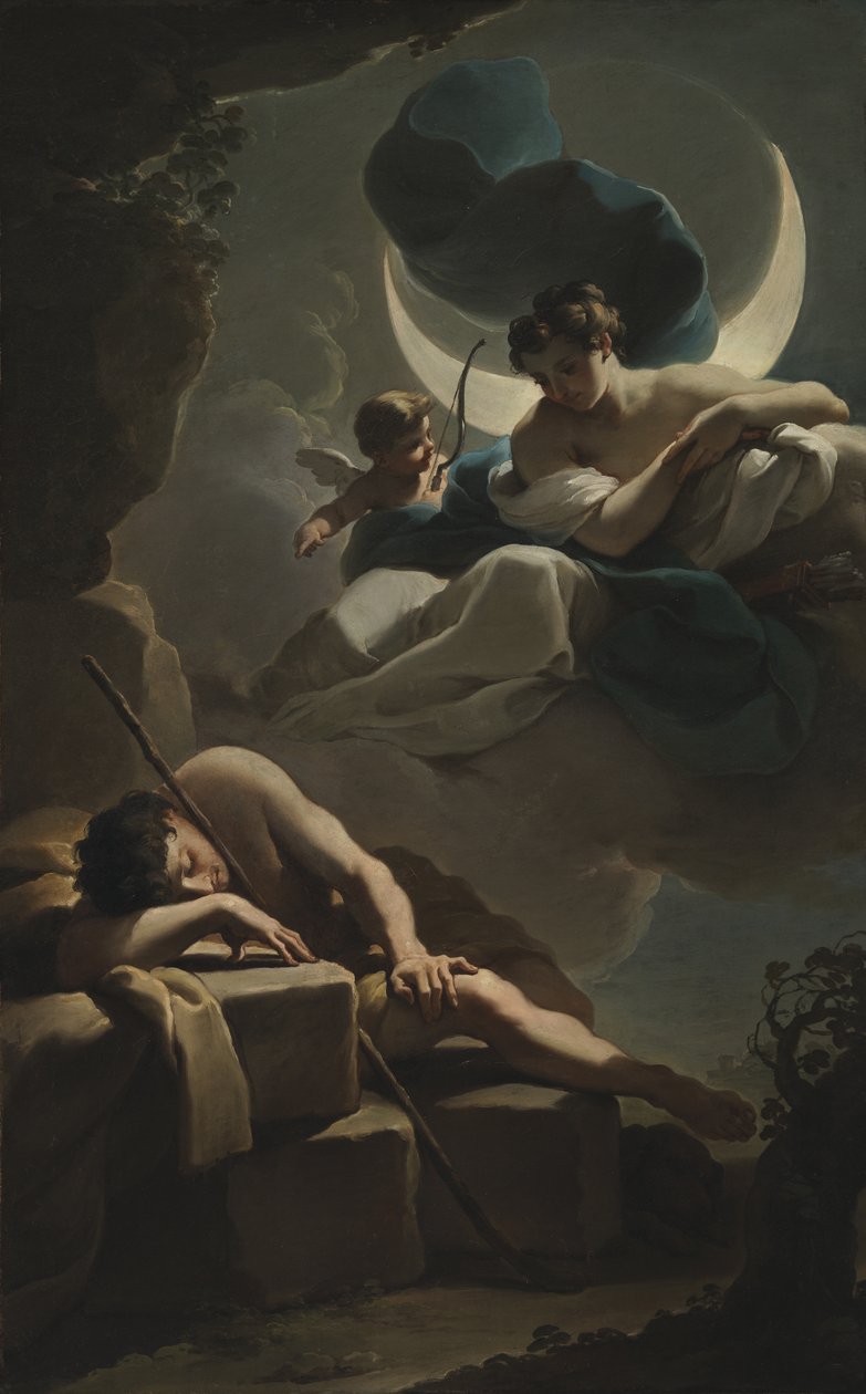 Séléné et Endymion - Ubaldo Gandolfi