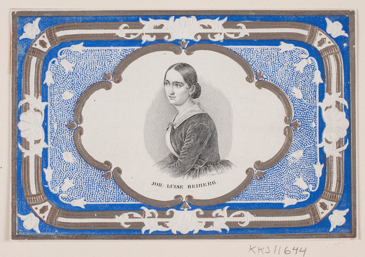 Johanne Luise Heiberg. Emballage de chocolat - Ubekendt