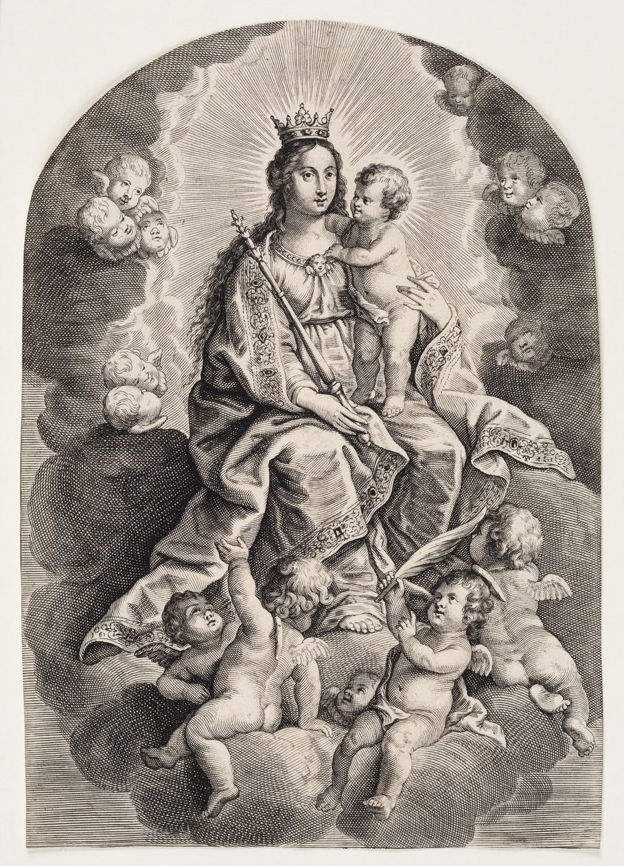 La Vierge Marie dans le Nuage, avec l