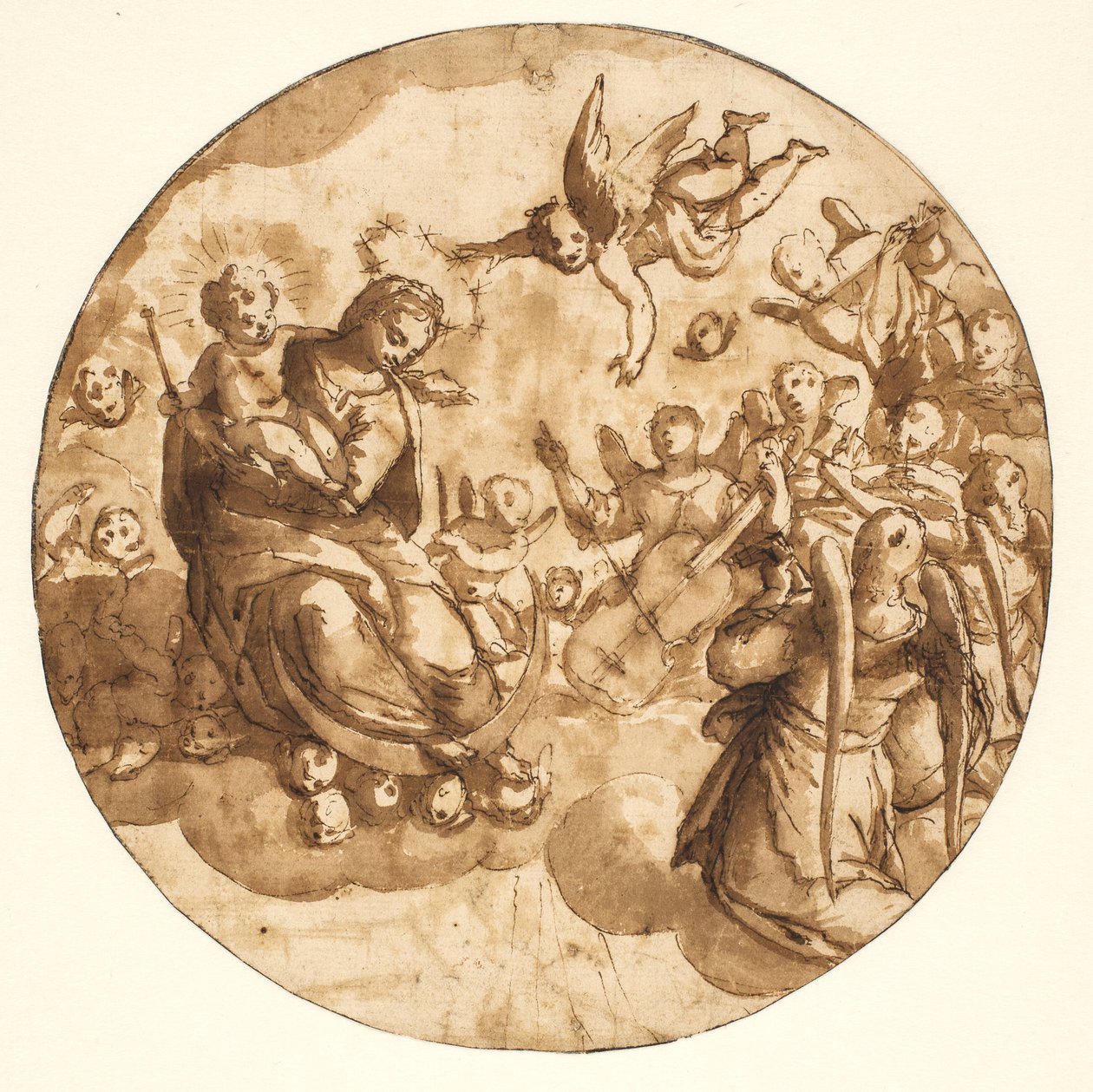 Tondo avec la Vierge et l