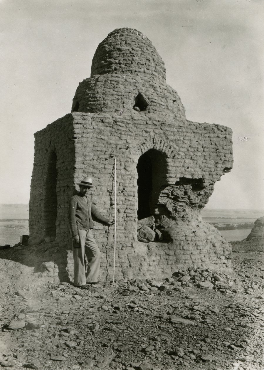 Grande tombe, nécropole, Qasr Ibrim, Egypte, photographie d