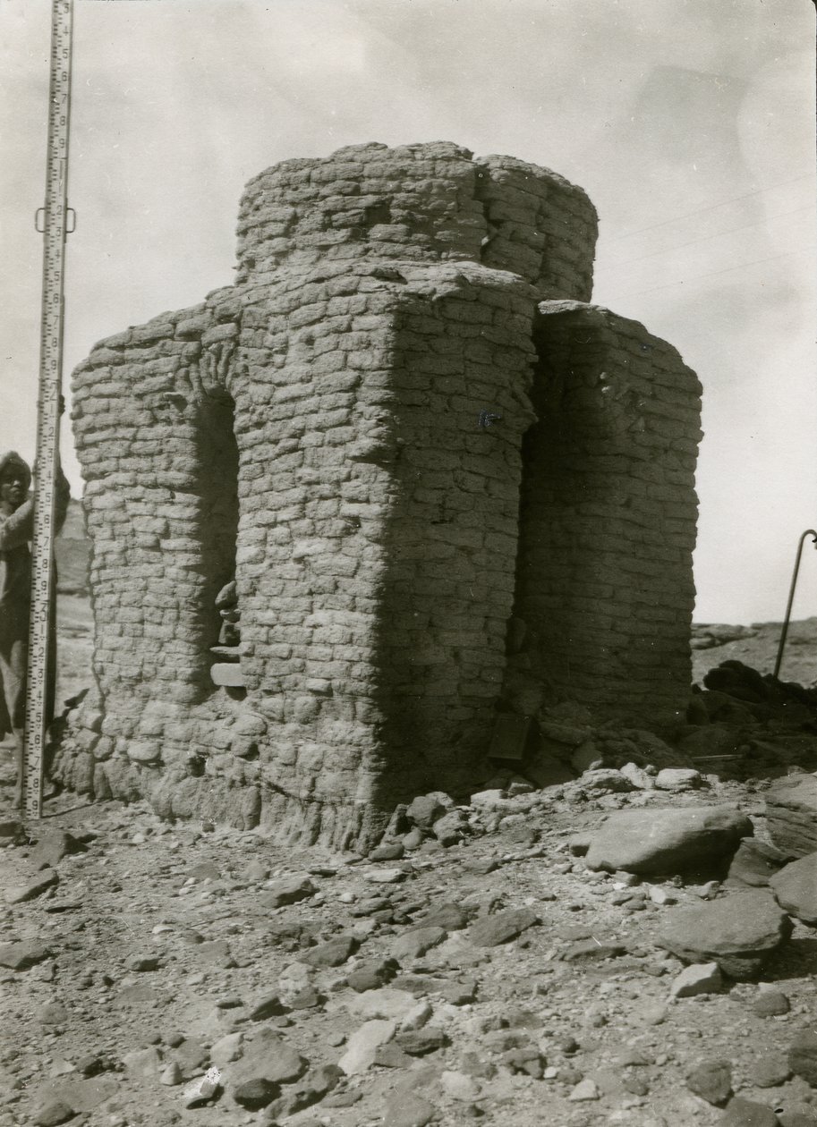 Tombe dans la nécropole nord, Qasr Ibrim, Égypte, photographie d
