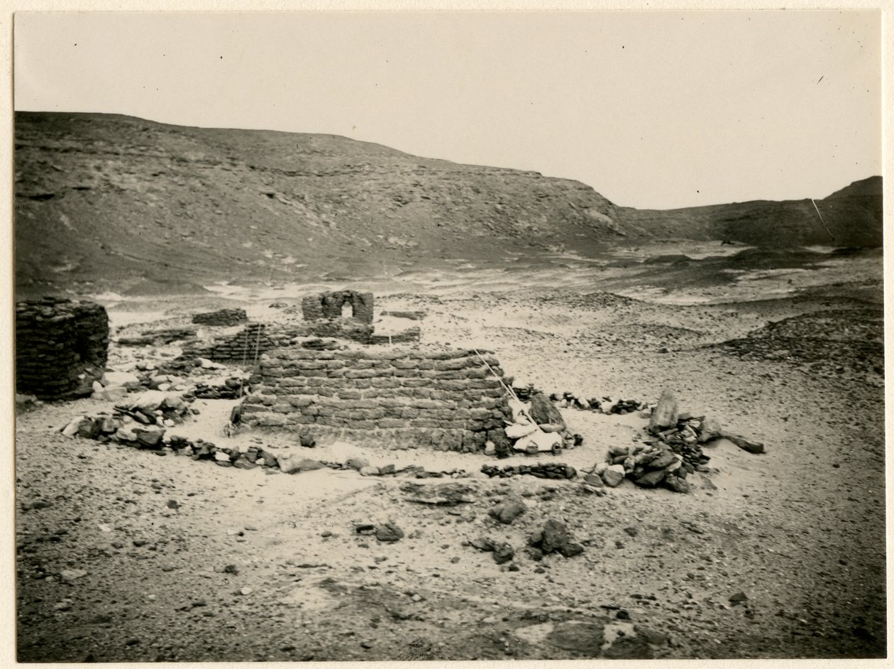 Tombe dans la nécropole sud, Qasr Ibrim, Egypte, photographie d