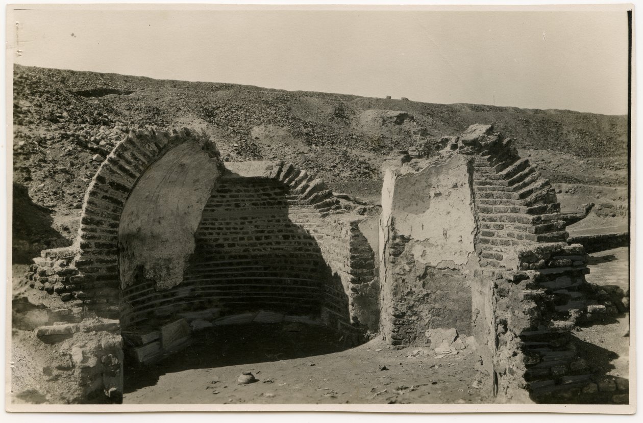 Bâtiment trilobé, al-Fustat, Egypte, photographie d