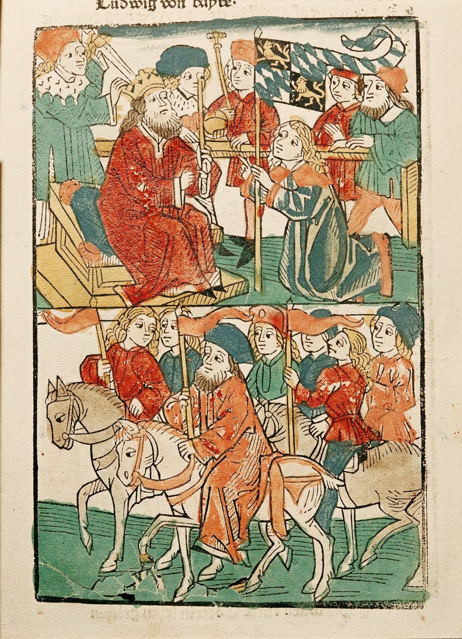 Enfeoffment du duc Ernst de Bavière par l