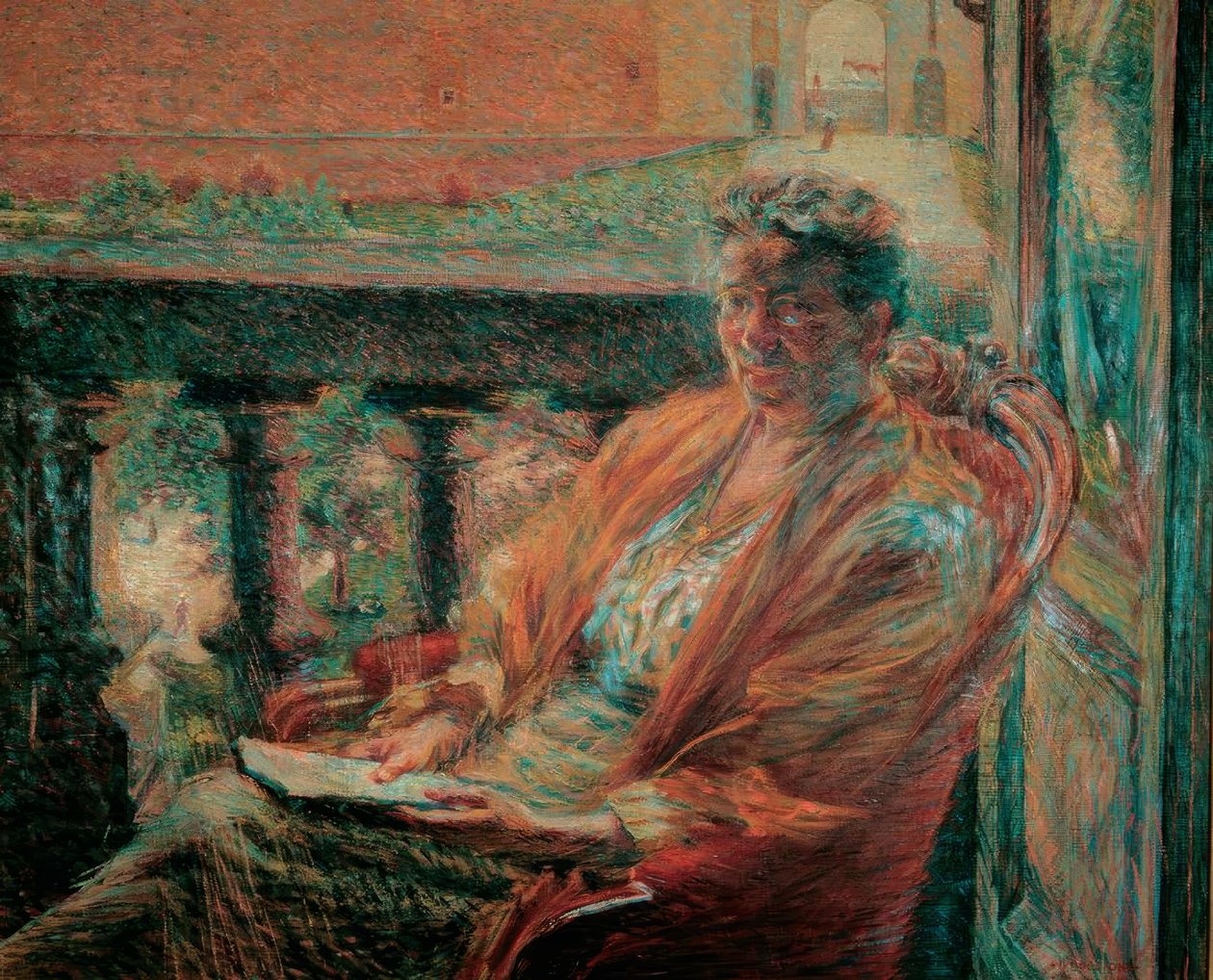 Portrait de Mme Meta Quarck - Umberto Boccioni