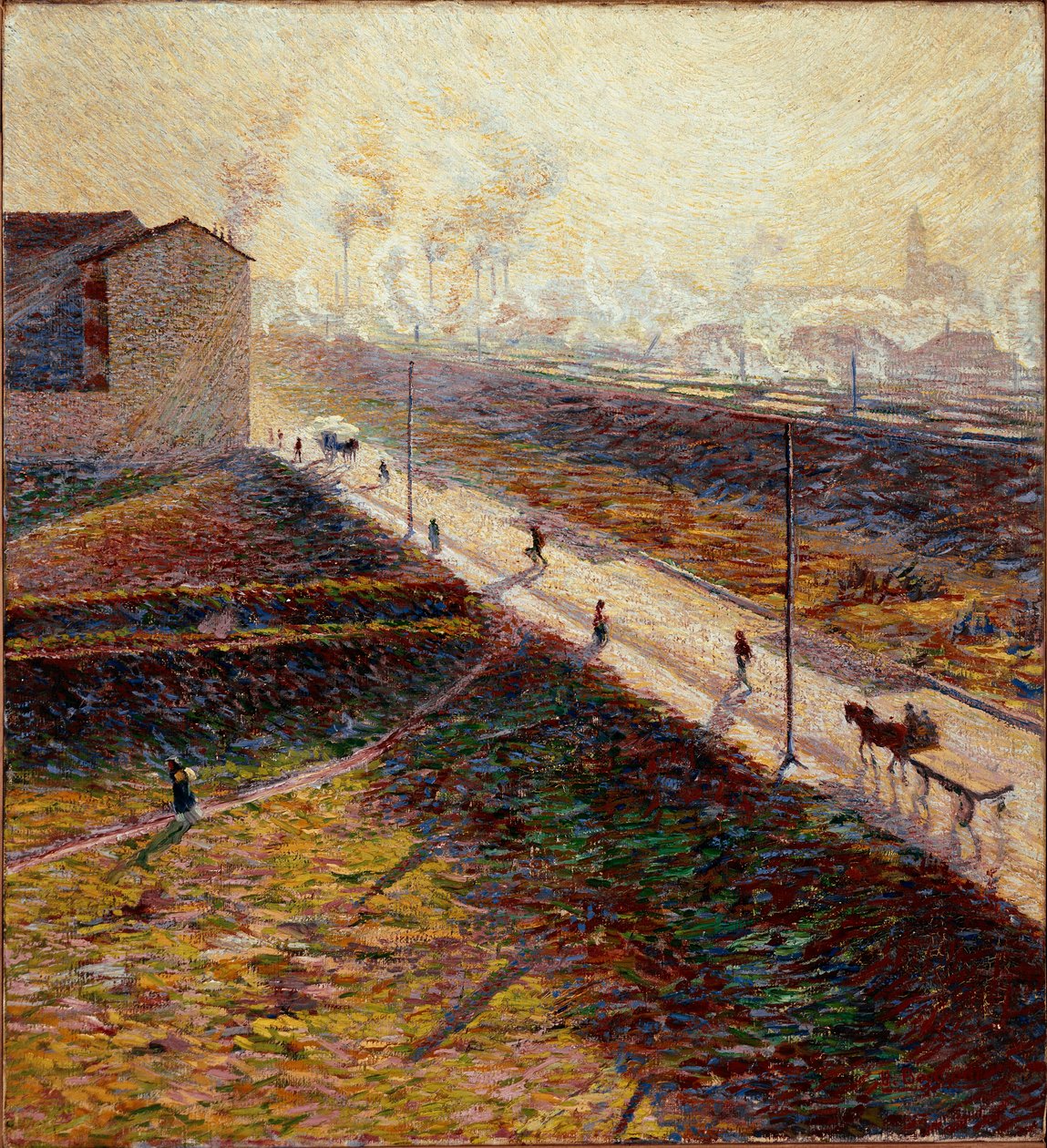 Matin ou « La route de banlieue au petit matin » - Umberto Boccioni