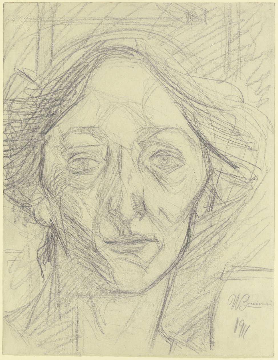 Tête de femme - Umberto Boccioni