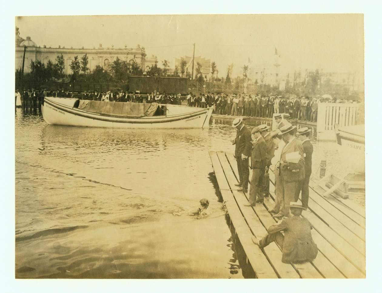 Jeux olympiques de 1904 - Daniels du New York Athletic Club remportant la nage de 440 yards - Unbekannt Unbekannt