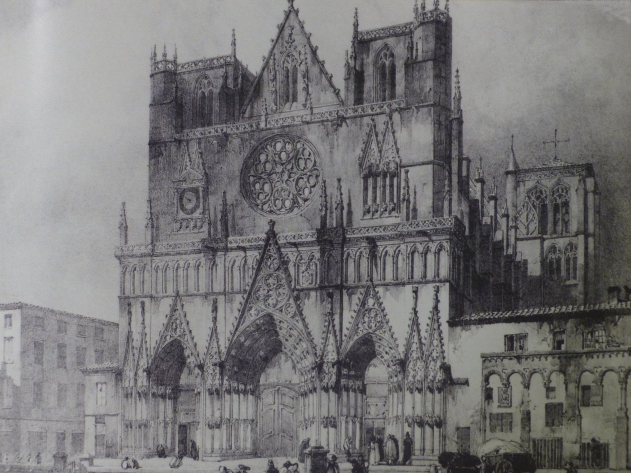 Façade de la cathédrale Saint-Jean de Lyon - Unbekannt Unbekannt