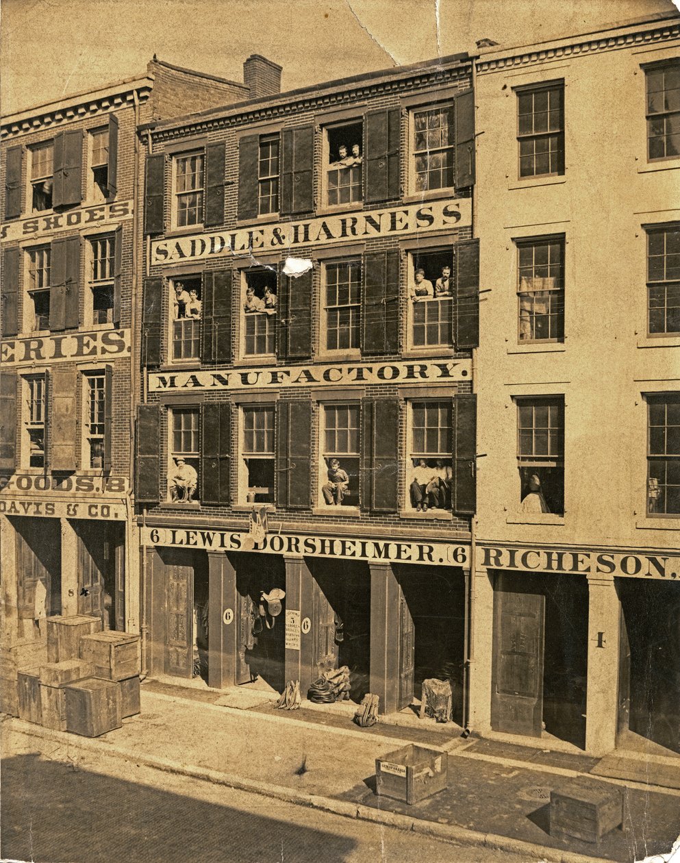 Lewis Dorsheimer, fabricant de selles et harnais, 6 North Main Street - Unbekannt Unbekannt