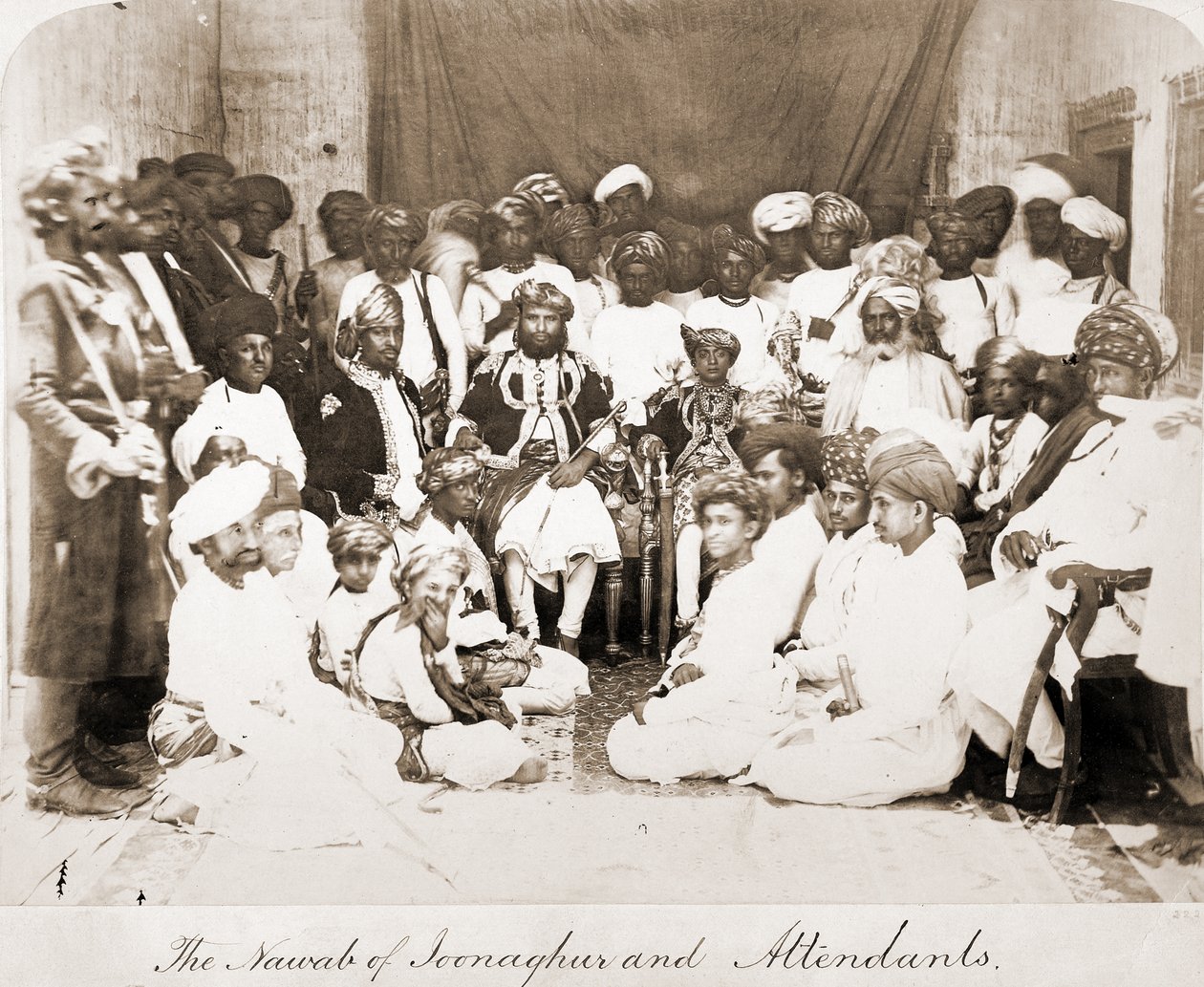 Mahabat Khan (1851-1882), le Nawab de Junagarh, années 1870 - Unbekannt Unbekannt