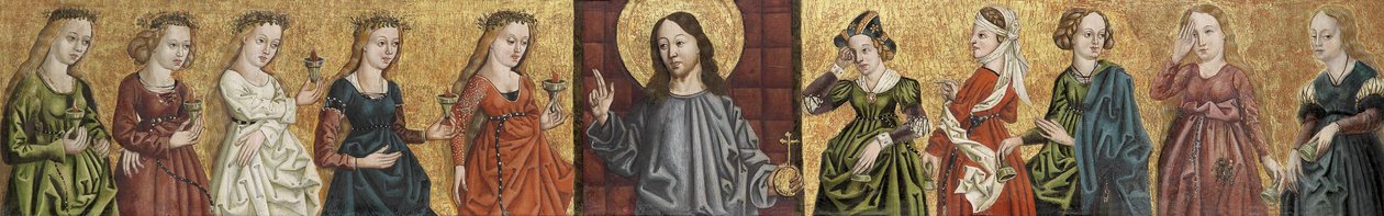 Salvator Mundi entre les vierges sages et les vierges folles - Unbekannt Unbekannt