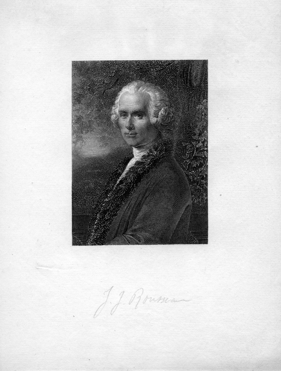 portrait gravé - Unbekannt Unbekannt