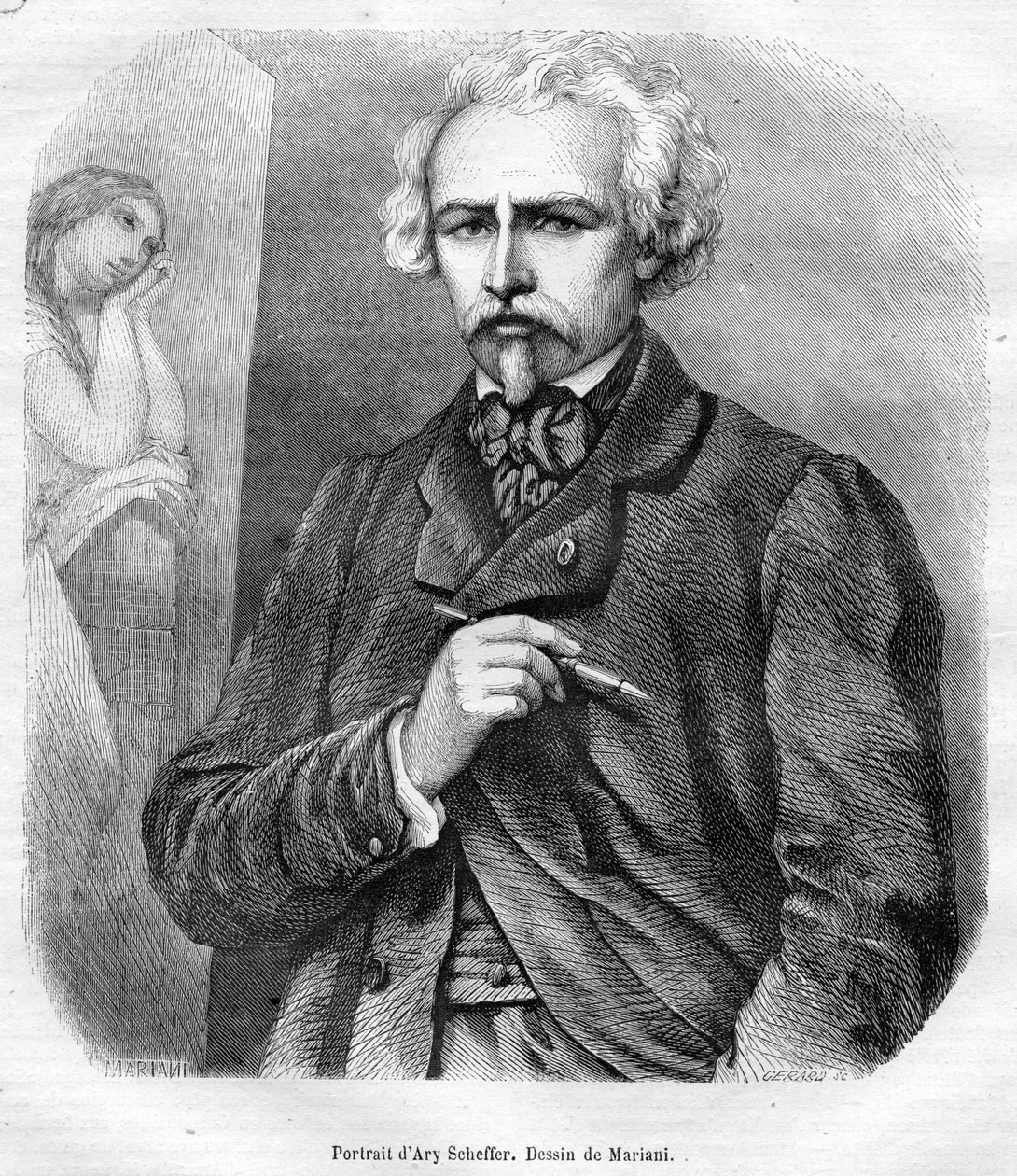 Portrait gravé - Unbekannt Unbekannt