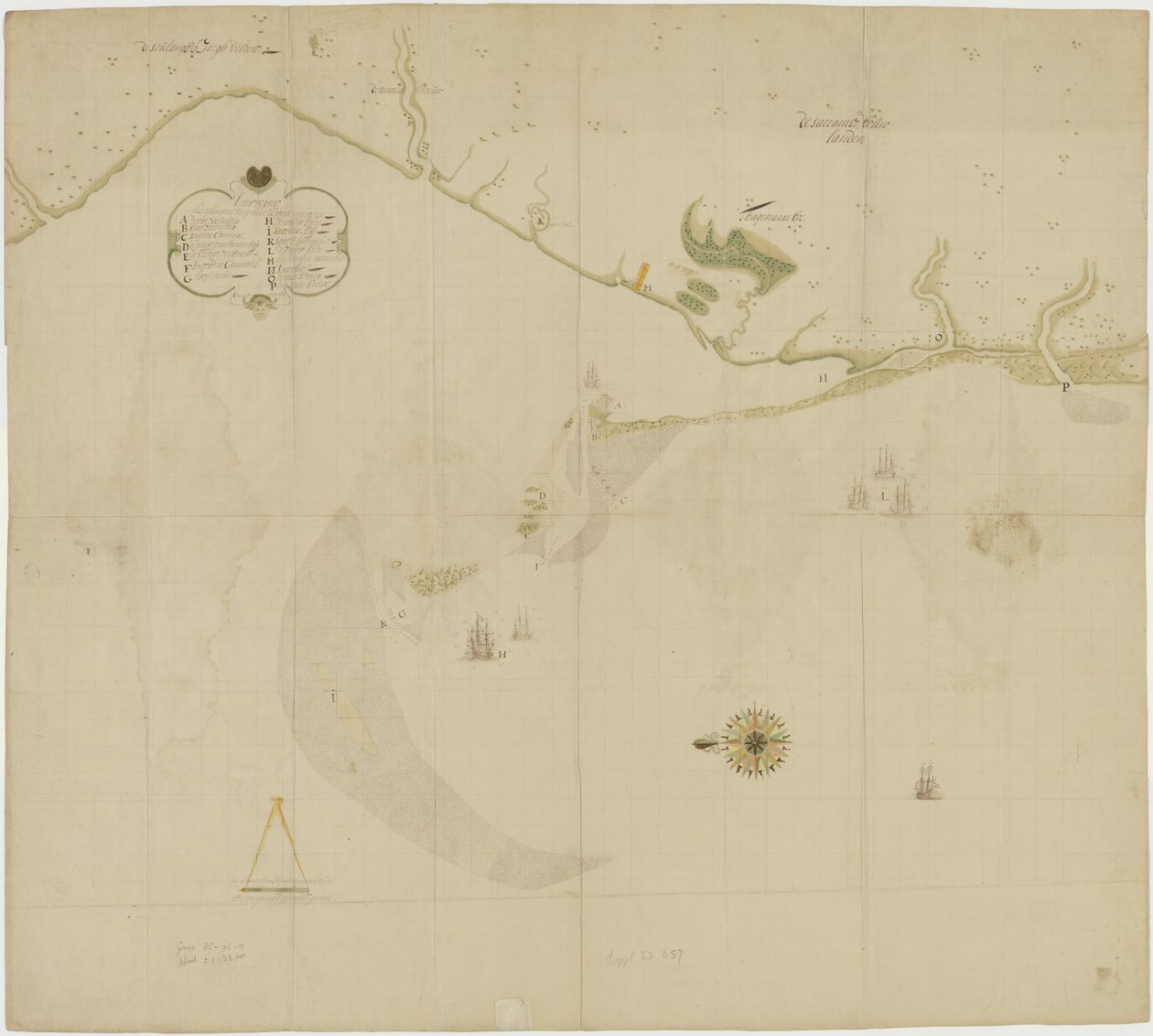 Carte de Zeelandia et environs, Formosa - Unbekannt Unbekannt