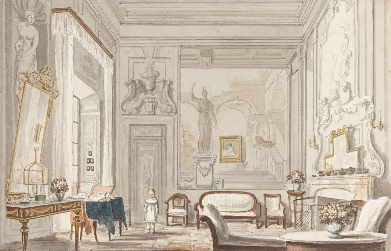 Une chambre dans un palais florentin - Unbekannt Unbekannt