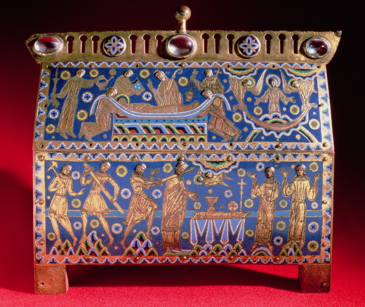 Coffre contenant les restes de Thomas Becket, vers 1190 - Unbekannt Unbekannt
