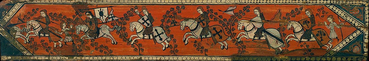 Panneau de plafond à caissons avec cavaliers - Unbekannt Unbekannt