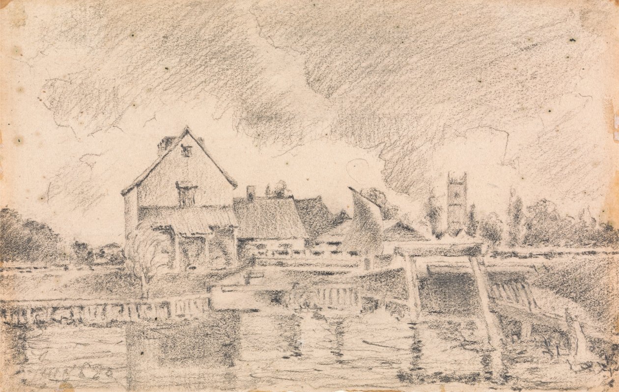 Copie de la peinture de Constable, Dedham Lock and Mill - Unbekannt Unbekannt