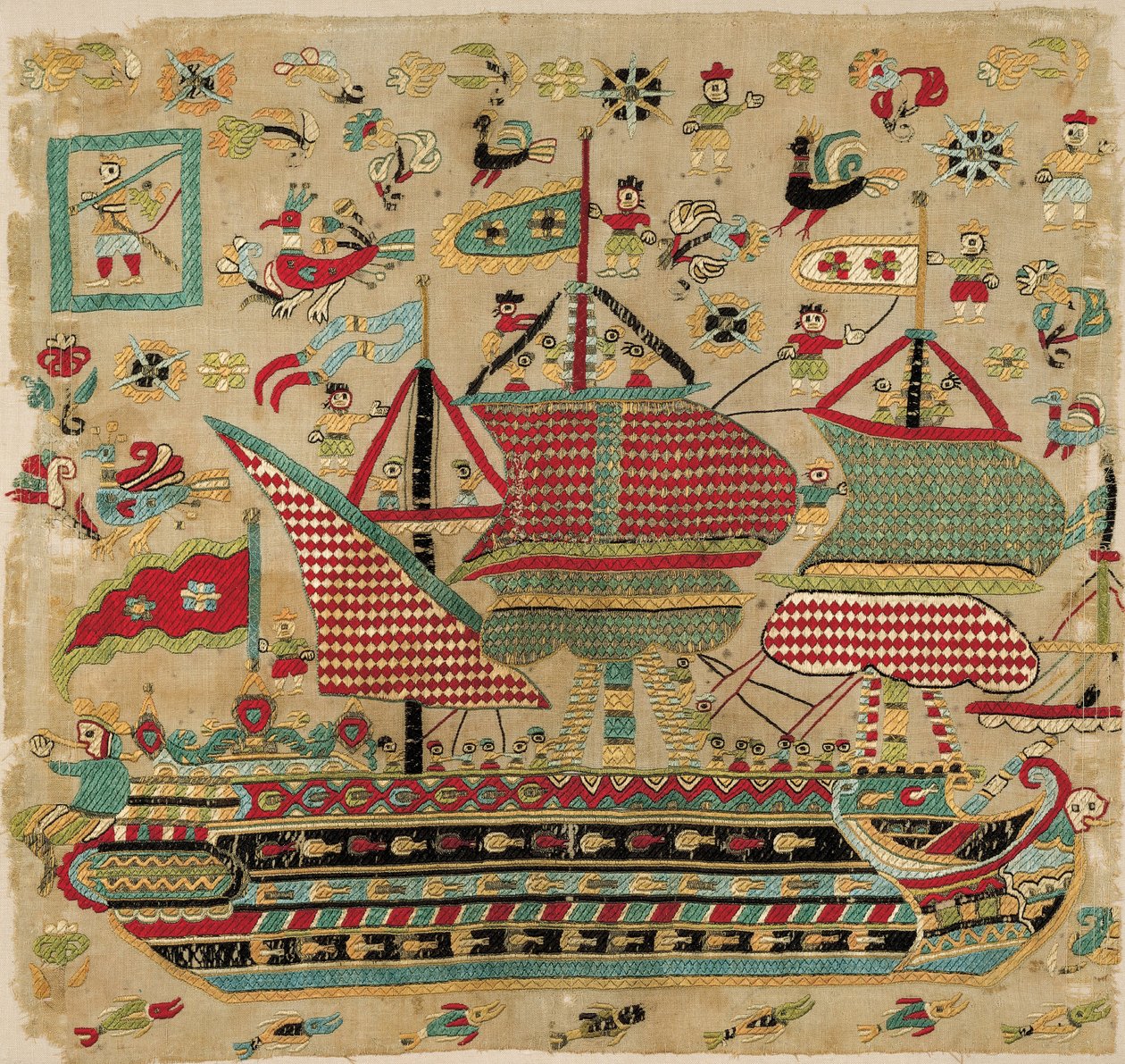 Coussin de mariage brodé - Unbekannt Unbekannt
