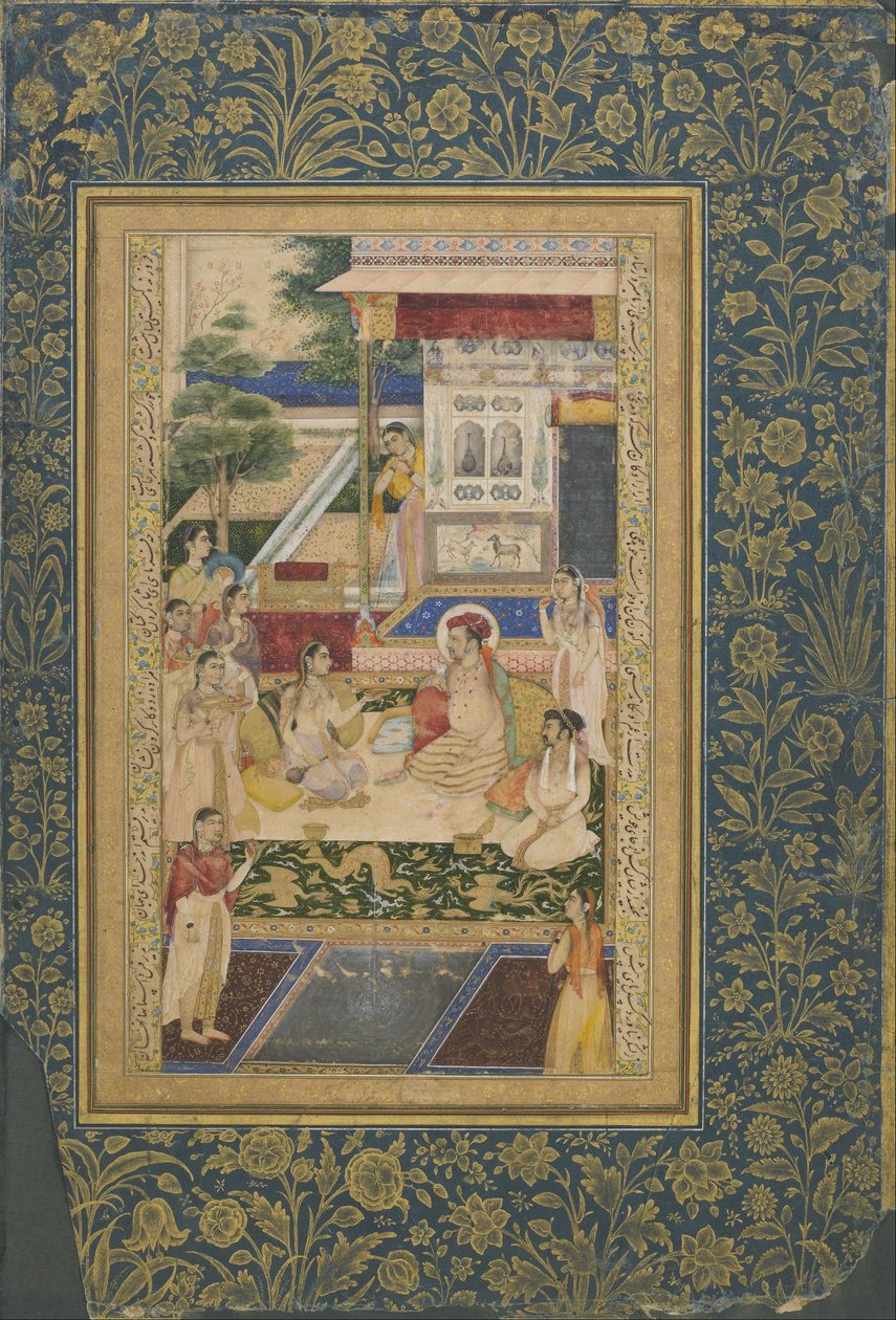 Jahangir et le Prince Khurram festoyés par Nur Jahan - Unbekannt Unbekannt