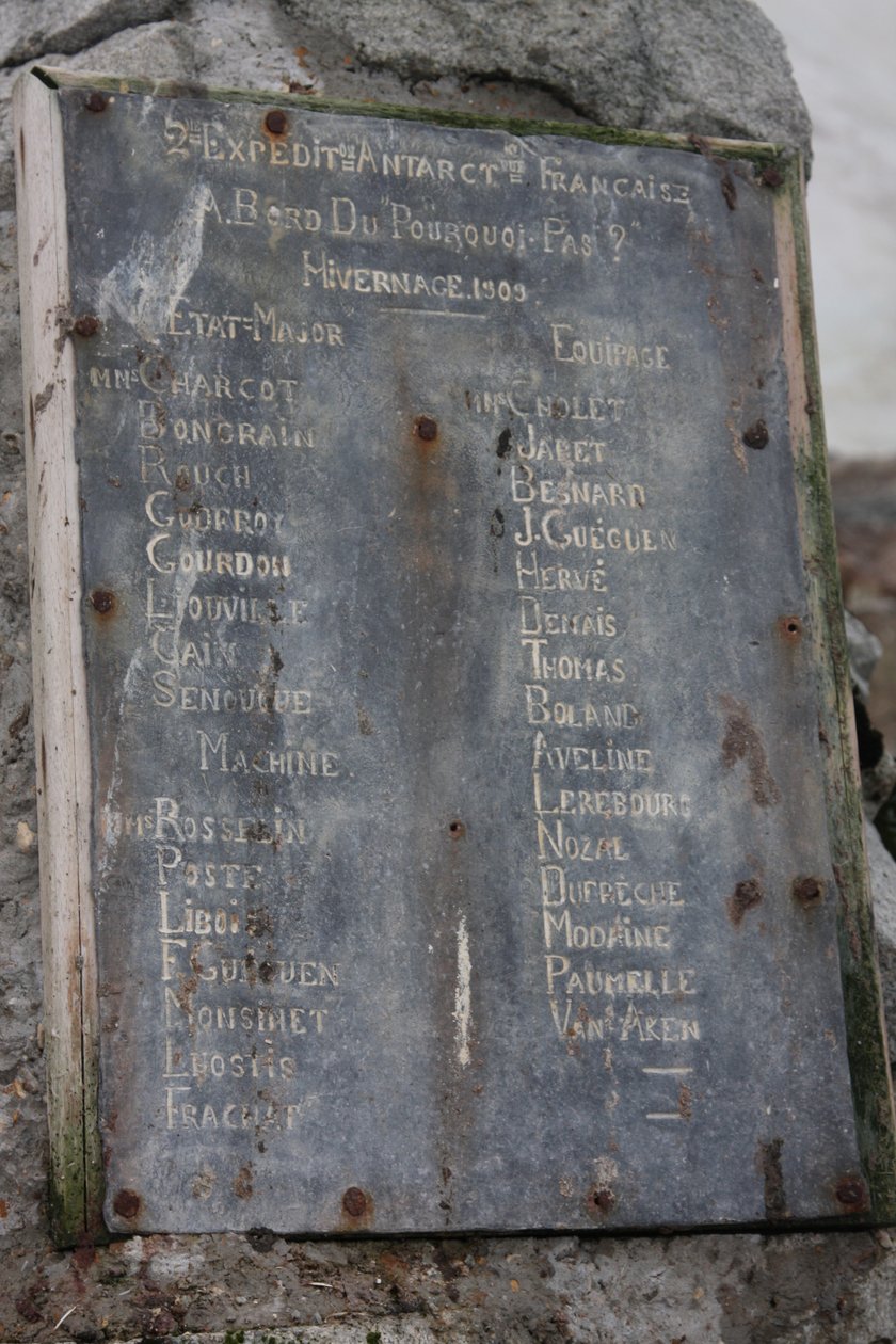 Plaque au sommet de l