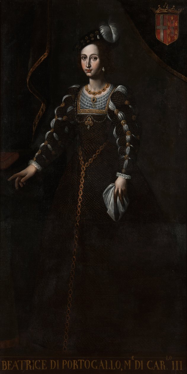Portrait de Beatrice di Braganza - Unbekannt Unbekannt