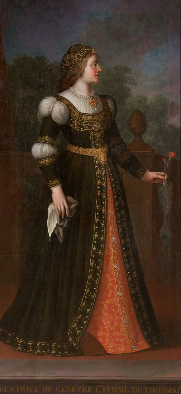Portrait de Beatrice di Ginevra, épouse de Tomaso I - Unbekannt Unbekannt
