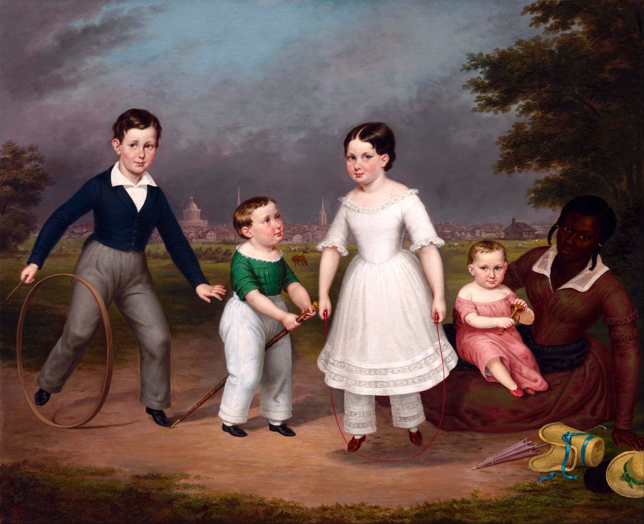 Robert, Calvin, Martha et William Scott et Mila - Unbekannt Unbekannt